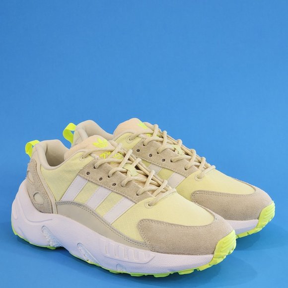 Adidas ZX 22 BOOST Sand/Cloud White/Yellow Tint Women's Sneakers GW8317 NWT - Picture 1 of 6